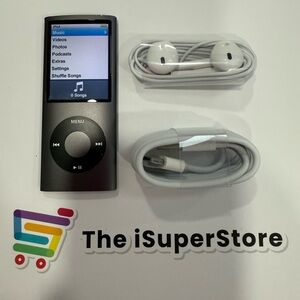 Apple iPod Nano 4th Gen 16GB Black - new battery - great  cond- 1 YR Warranty